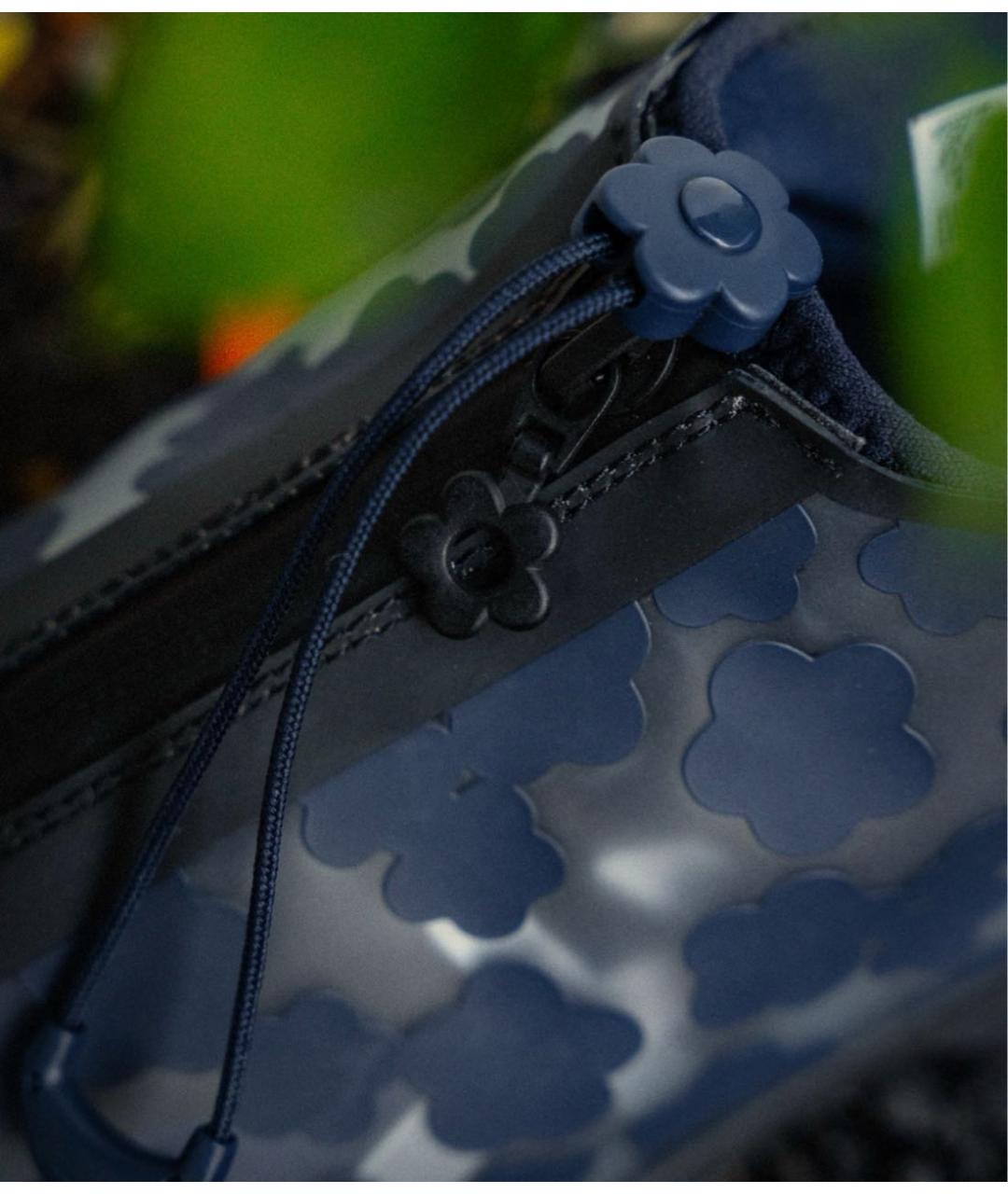 ASICS Синие текстильные низкие кроссовки / кеды, фото 8