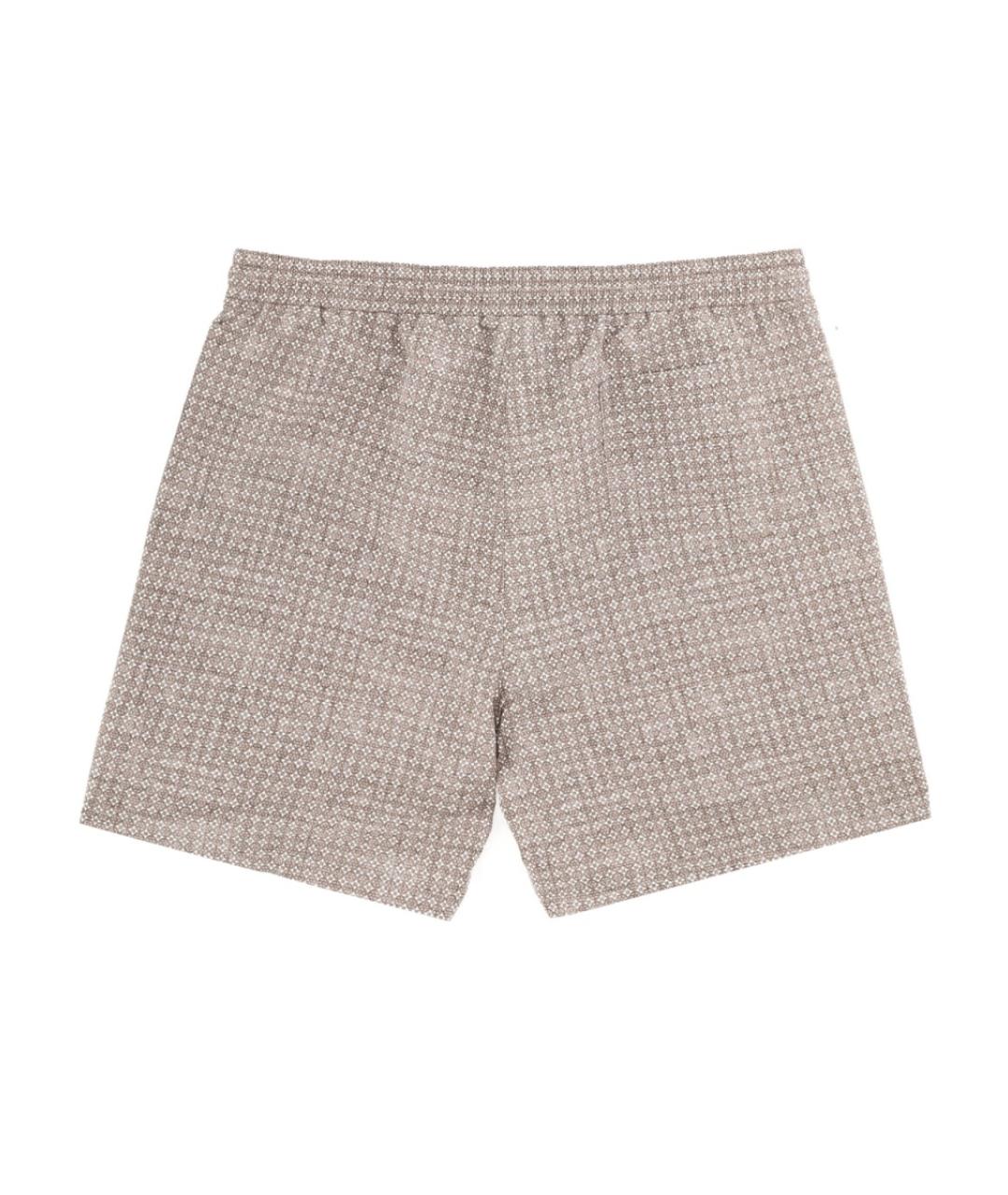 BRUNELLO CUCINELLI Бежевые полиэстеровые шорты, фото 2