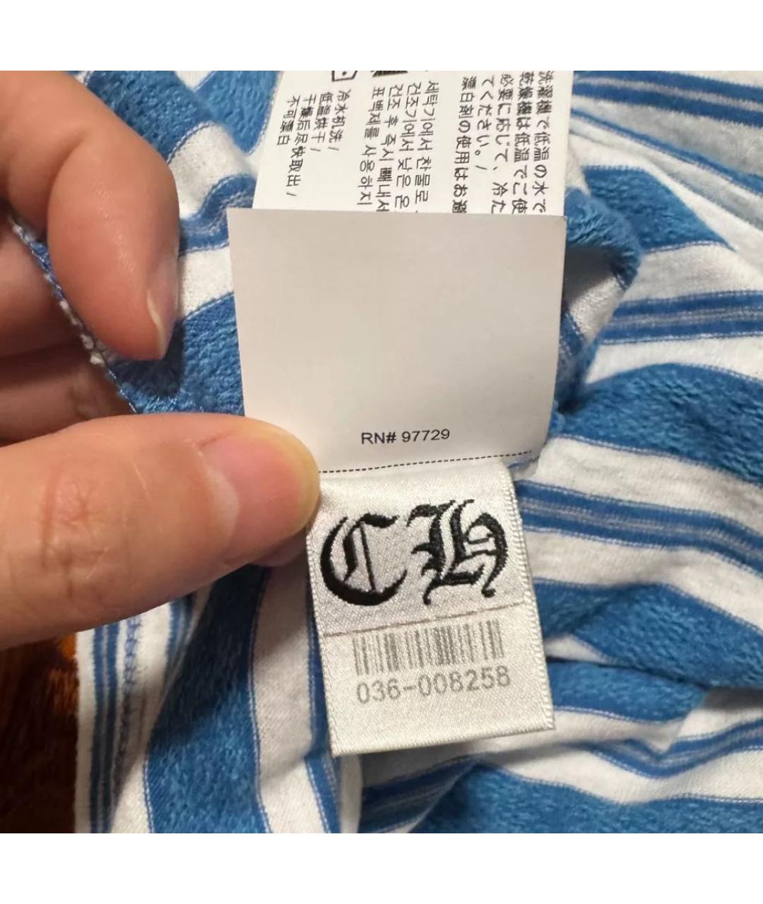 CHROME HEARTS Мульти хлопковая футболка, фото 6