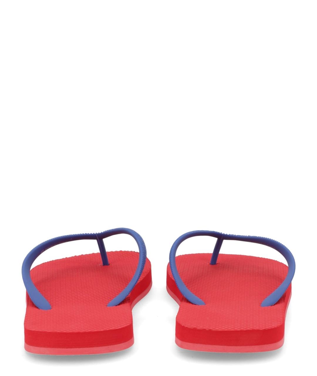 DSQUARED2 Красные резиновые шлепанцы, фото 4