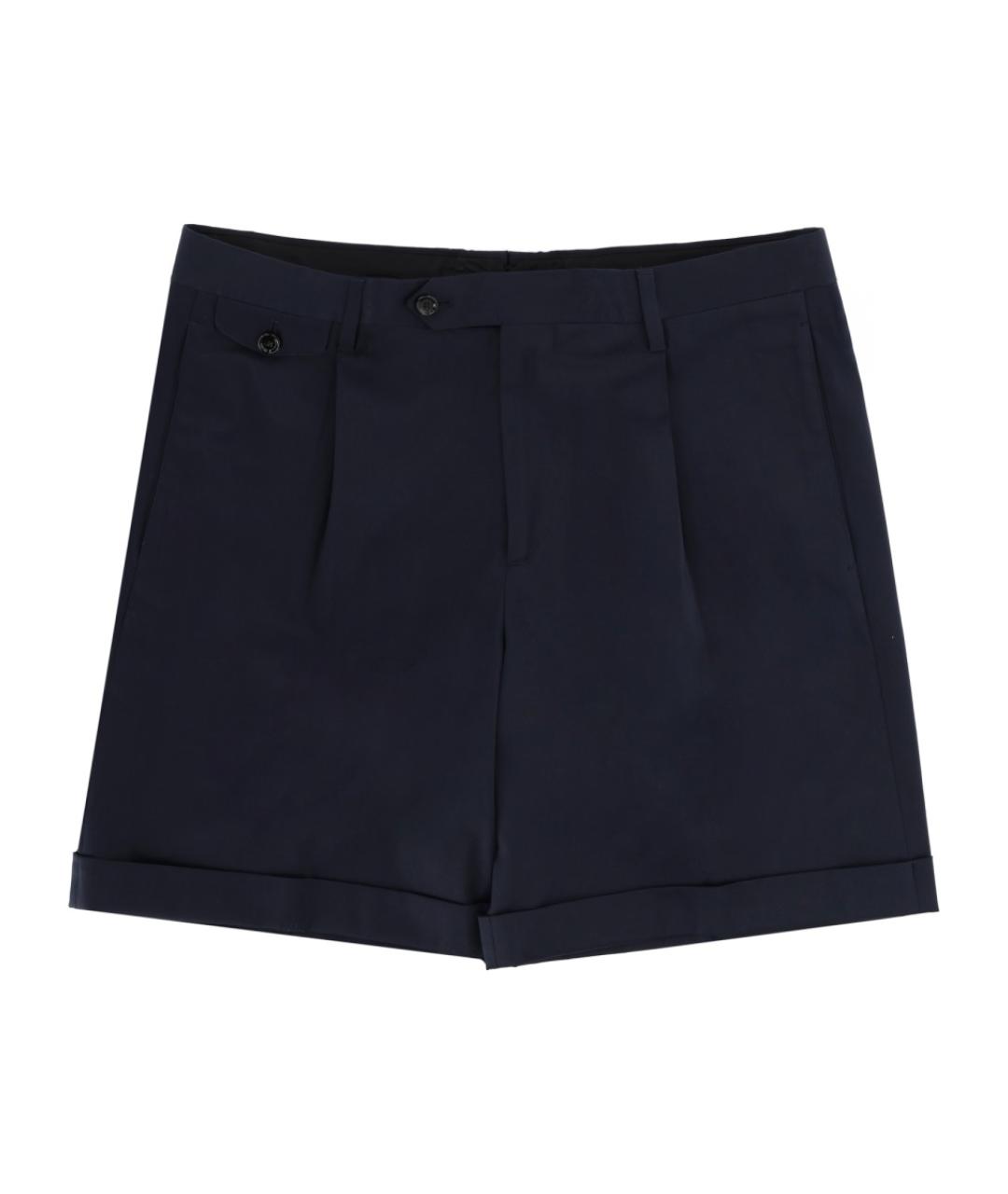 LARDINI Синие хлопковые шорты, фото 1