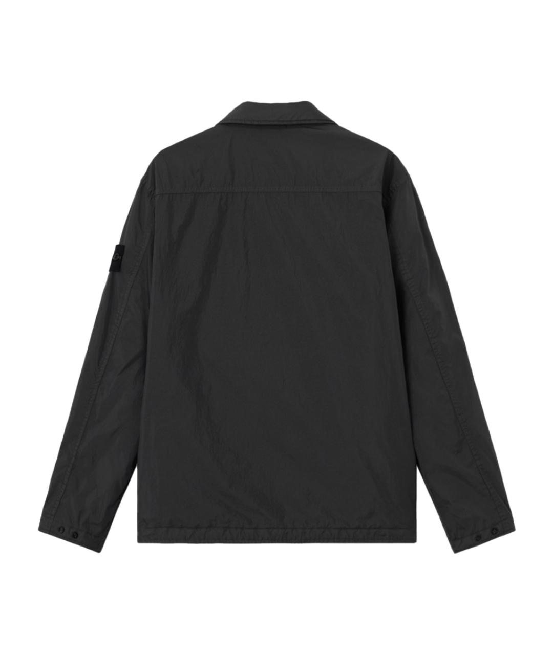 STONE ISLAND Черная кэжуал рубашка, фото 2