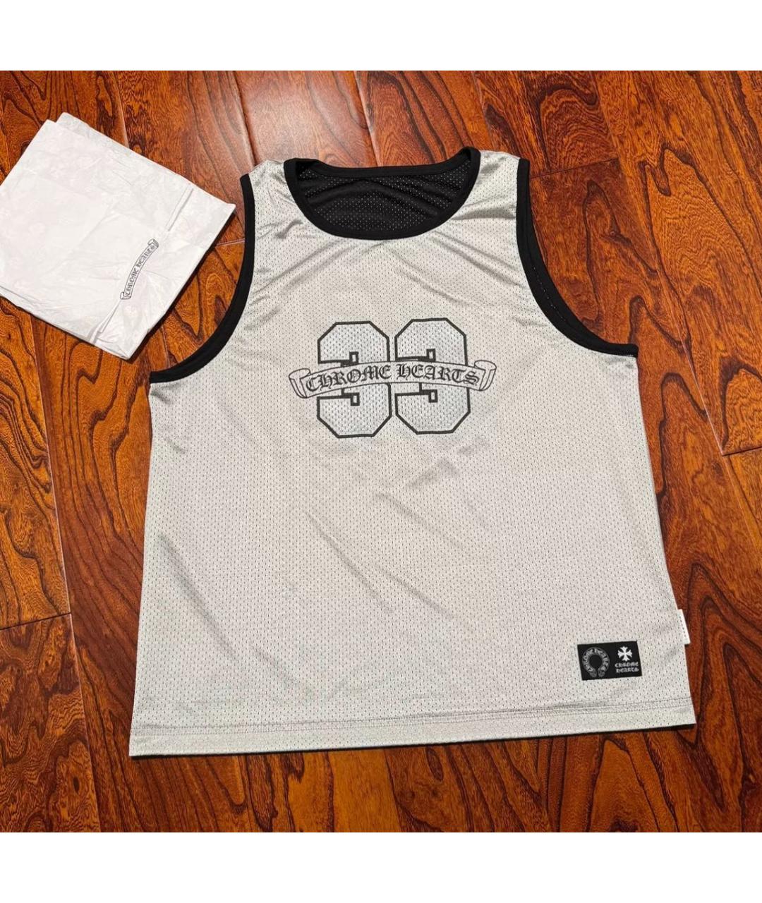 CHROME HEARTS Черная майка, фото 4