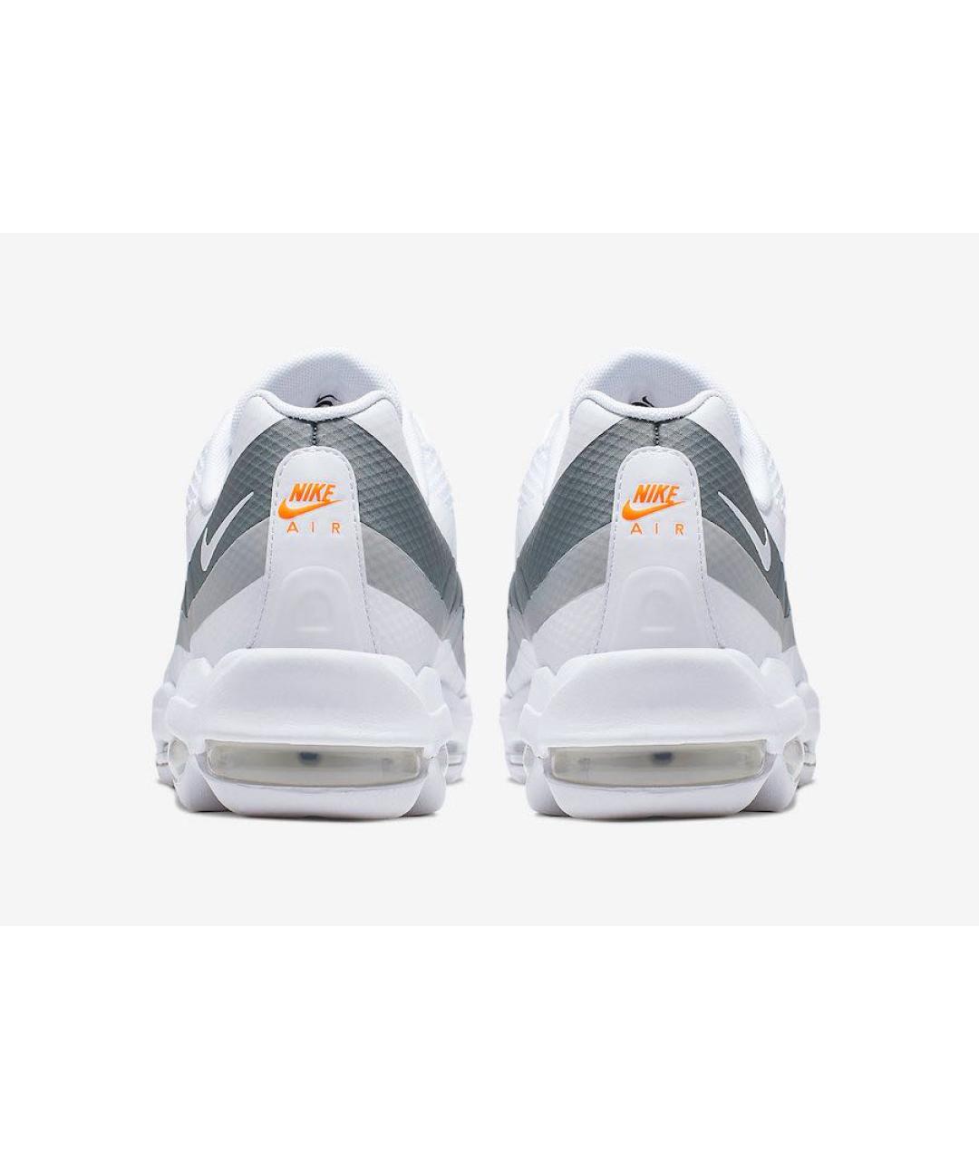 NIKE Белые текстильные низкие кроссовки / кеды, фото 4