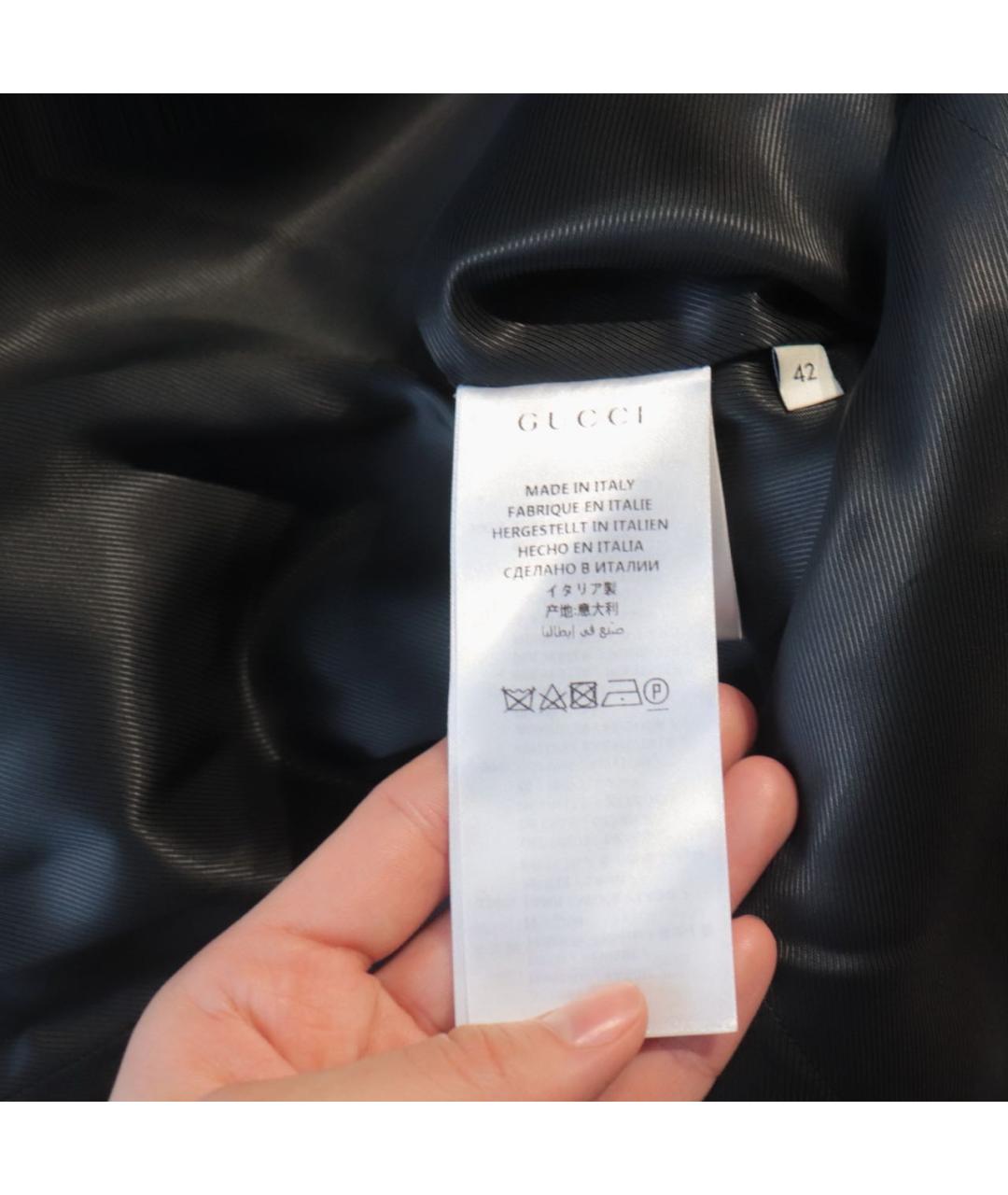 GUCCI Черное шерстяное пальто, фото 7