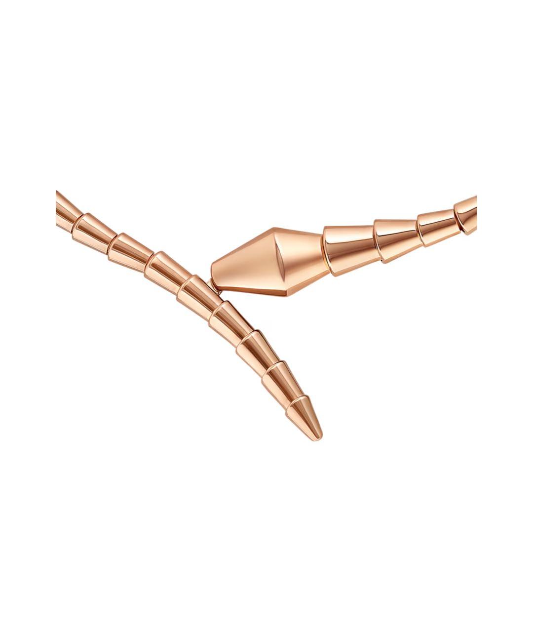 BVLGARI Бежевое колье из розового золота, фото 2