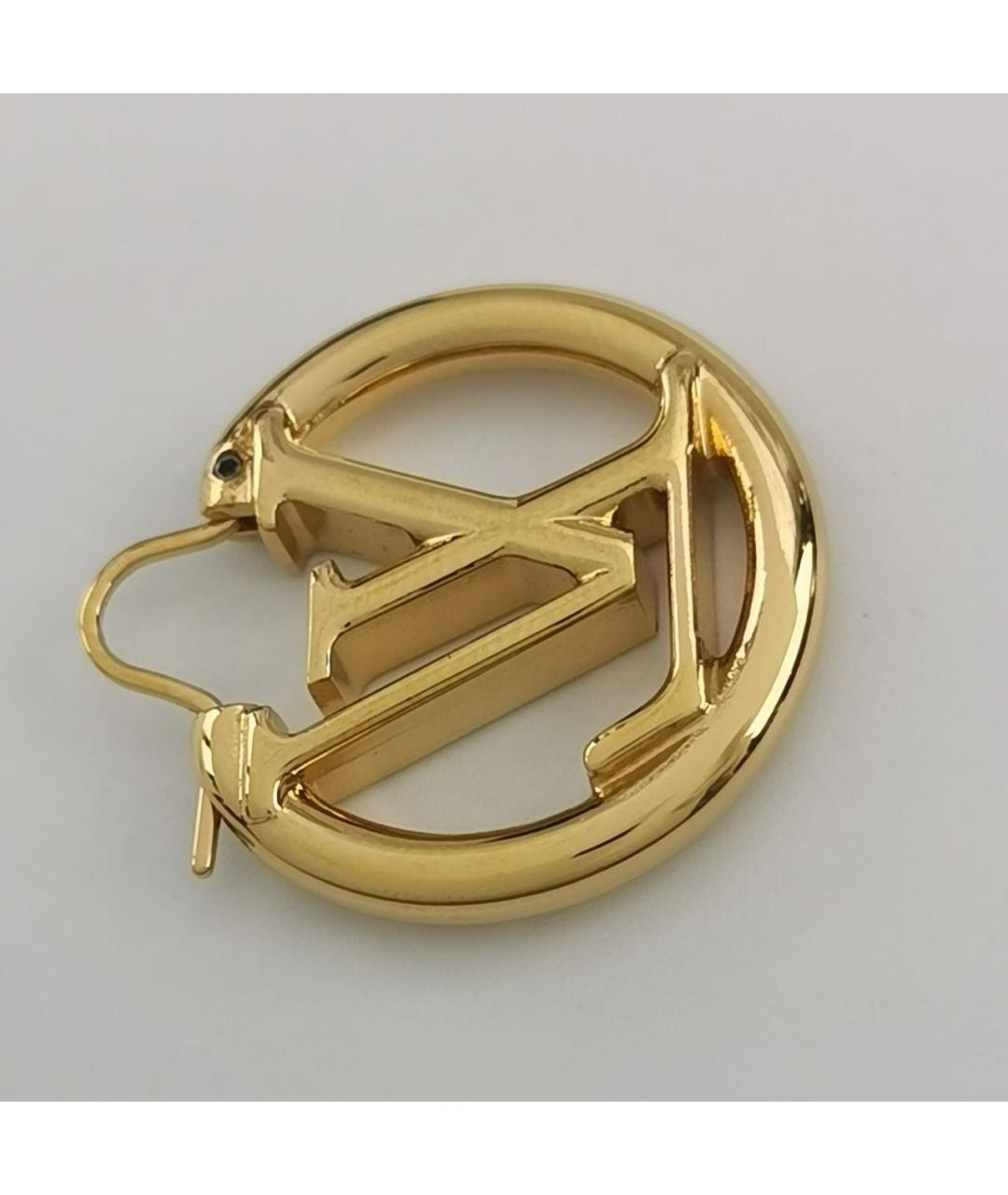 LOUIS VUITTON Золотые серьги, фото 6