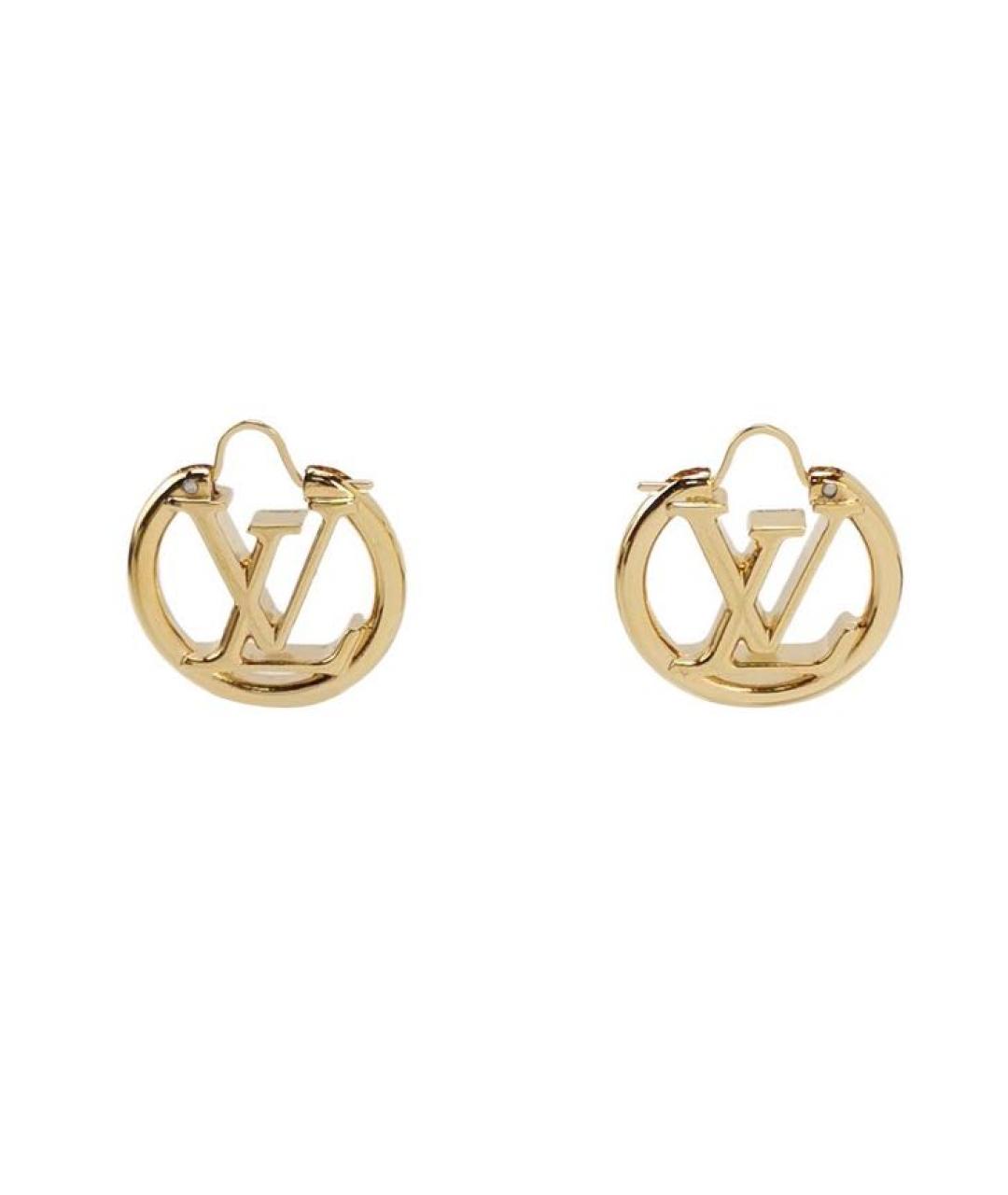 LOUIS VUITTON Золотые серьги, фото 1