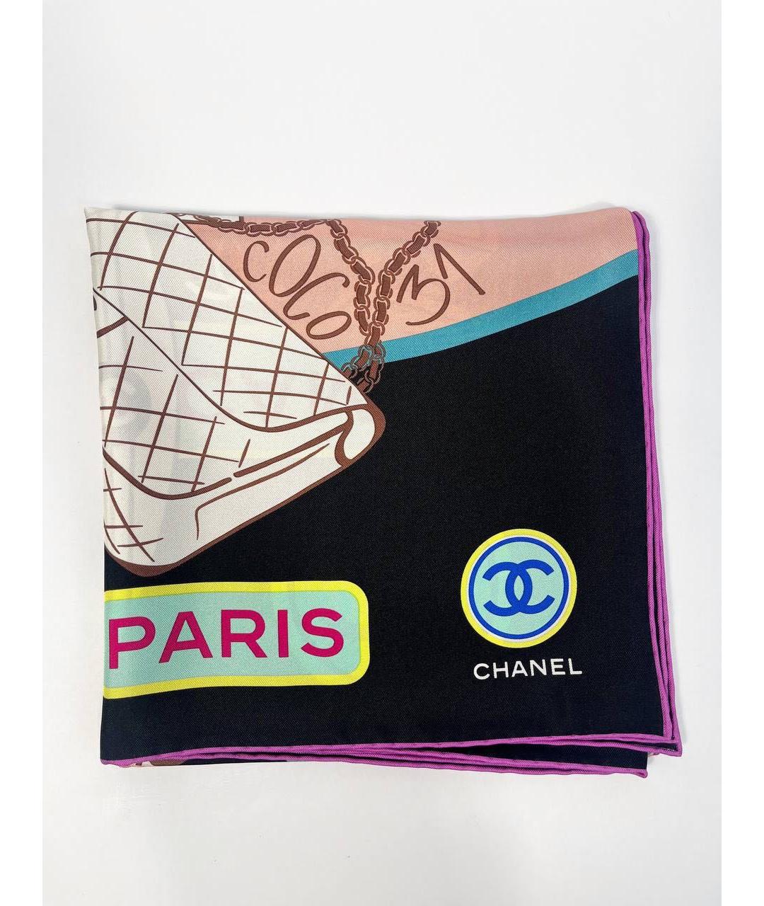 CHANEL Мульти шелковый платок, фото 2