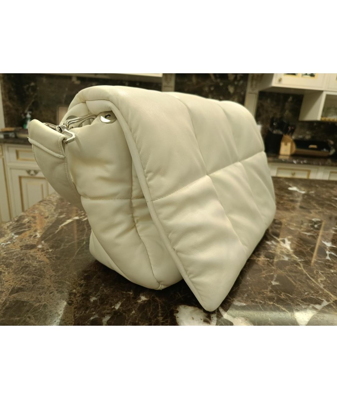 STAND STUDIO Белая сумка с короткими ручками из искусственной кожи, фото 4