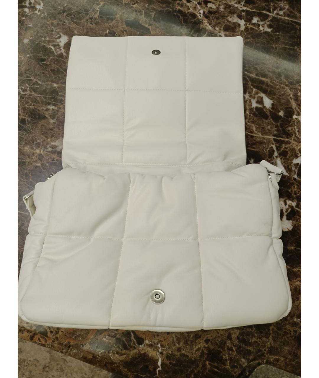 STAND STUDIO Белая сумка с короткими ручками из искусственной кожи, фото 5