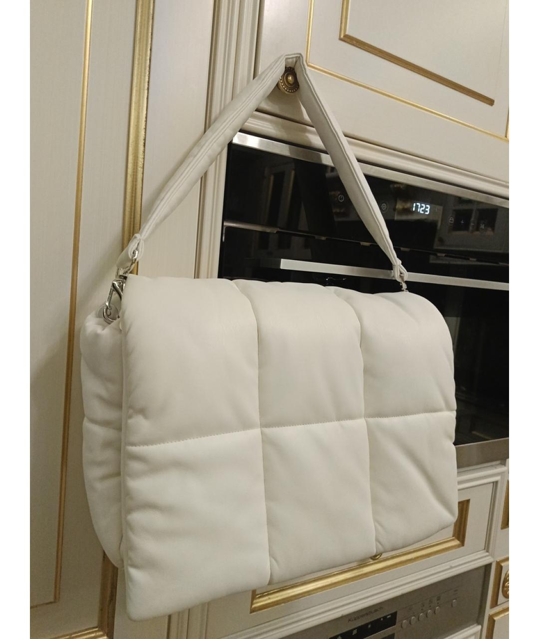 STAND STUDIO Белая сумка с короткими ручками из искусственной кожи, фото 6
