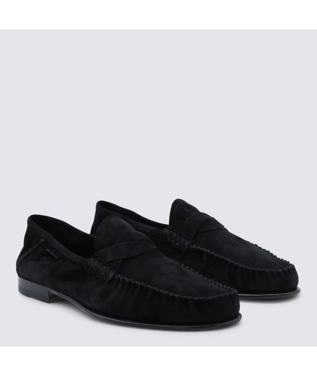TOM FORD Черные замшевые лоферы, фото 2
