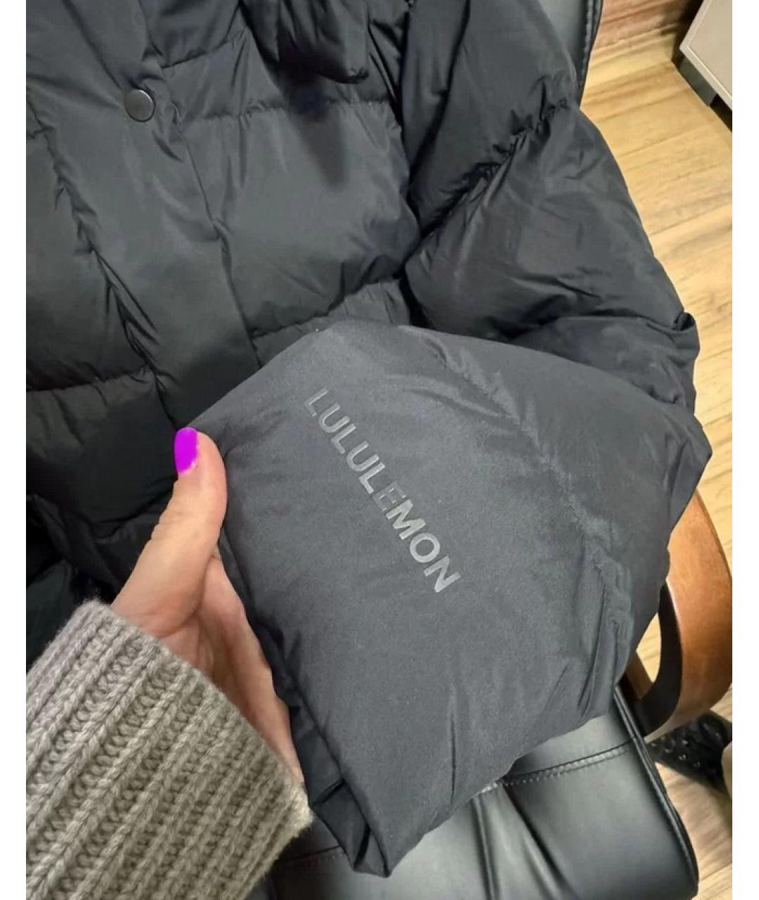 Lululemon Черная полиэстеровая куртка, фото 6