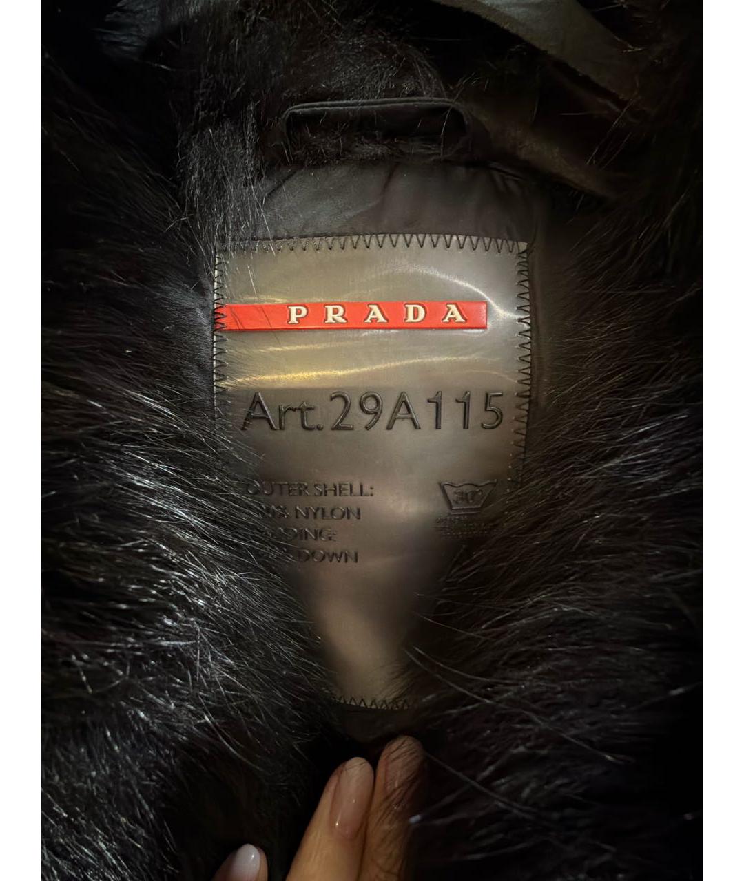 PRADA Черный полиамидовый жилет, фото 3