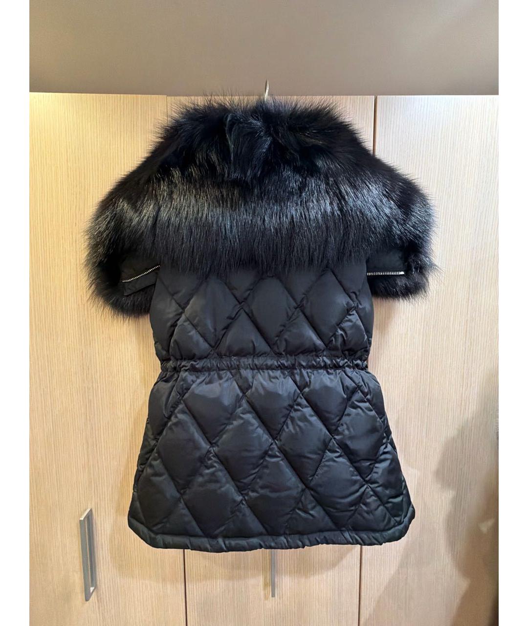 PRADA Черный полиамидовый жилет, фото 2