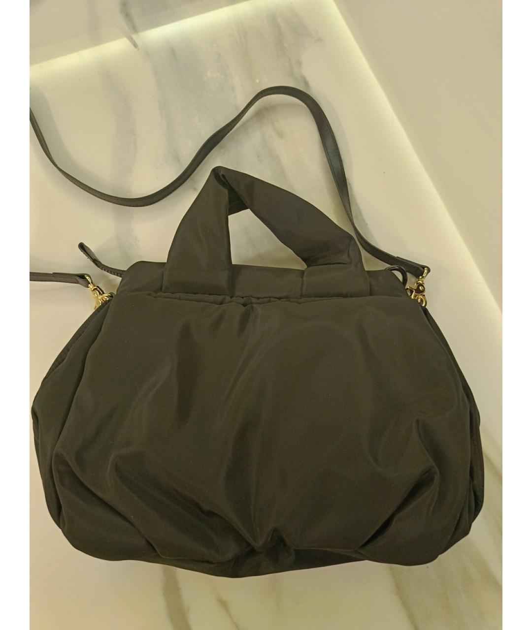 SEE BY CHLOE Антрацитовая сумка тоут, фото 3