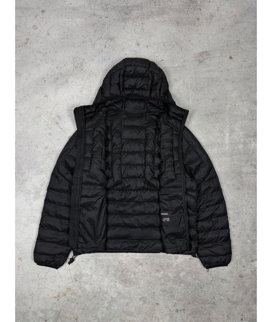 DIESEL Черная полиэстеровая куртка, фото 3