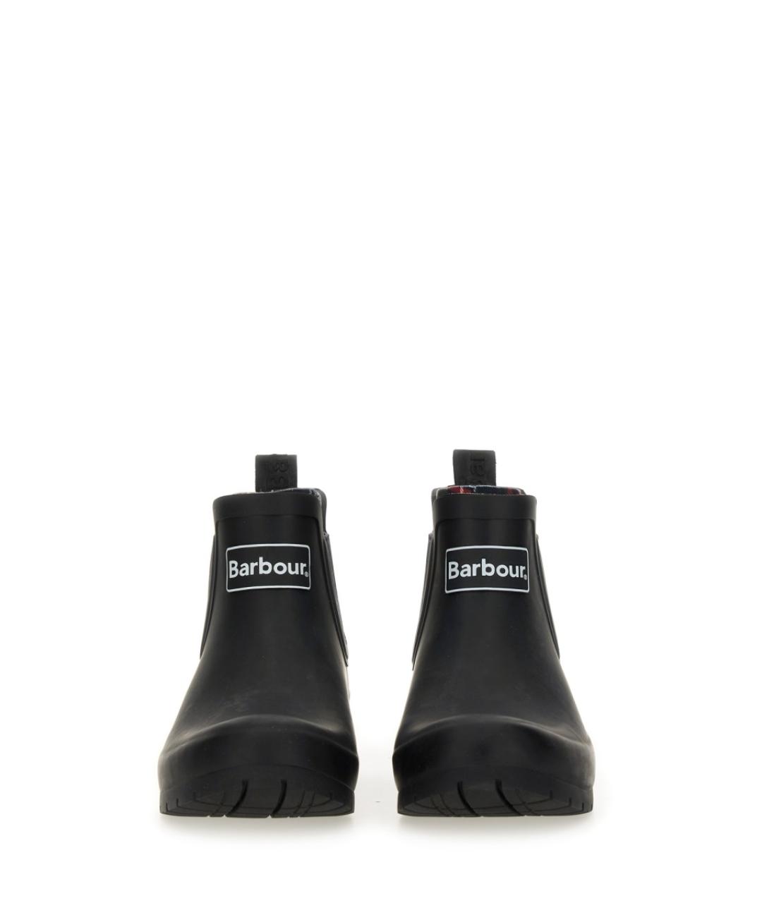 BARBOUR Черные резиновые ботинки, фото 4