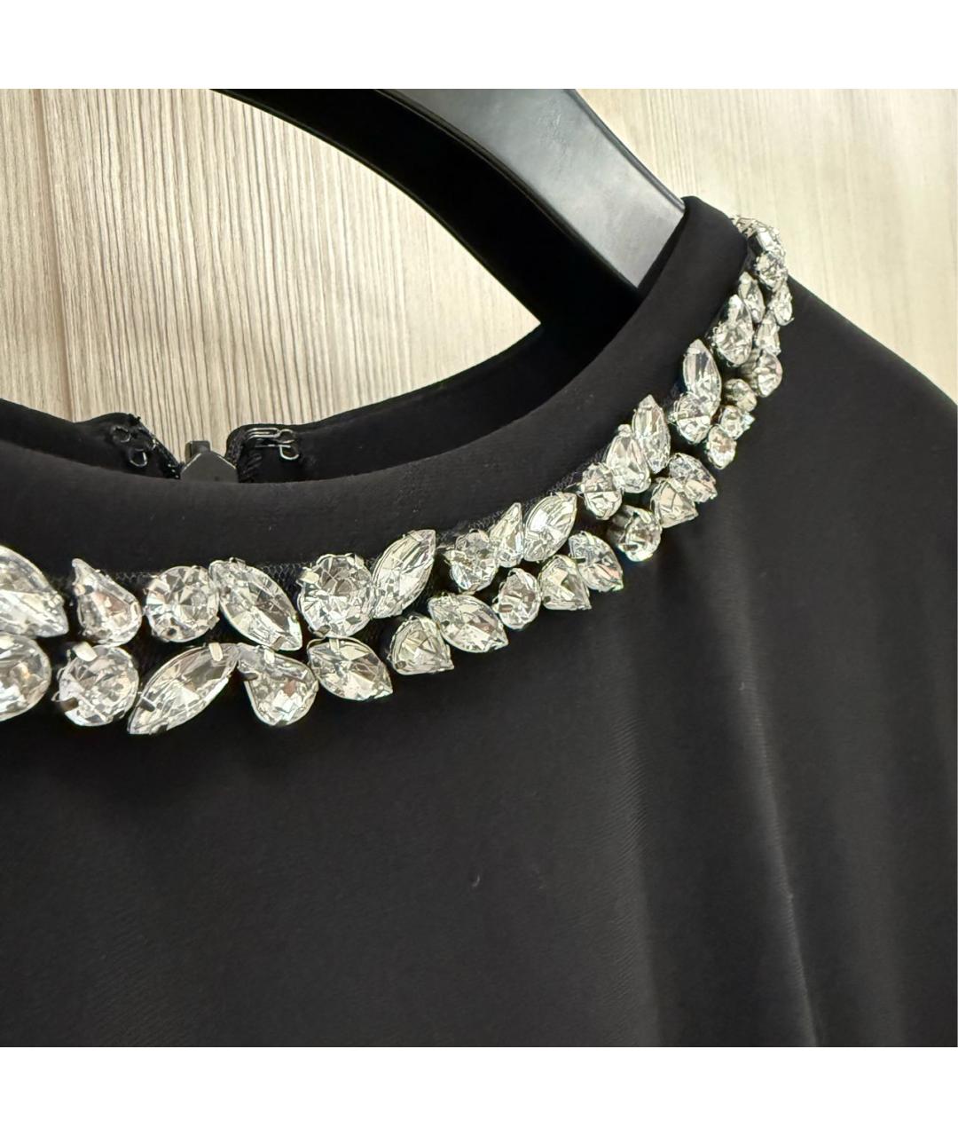 RALPH LAUREN Черное полиэстеровое коктейльное платье, фото 2