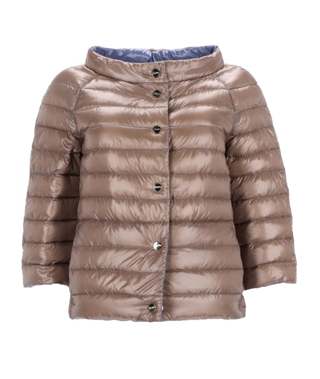 HERNO Голубой полиамидовый пуховик, фото 3