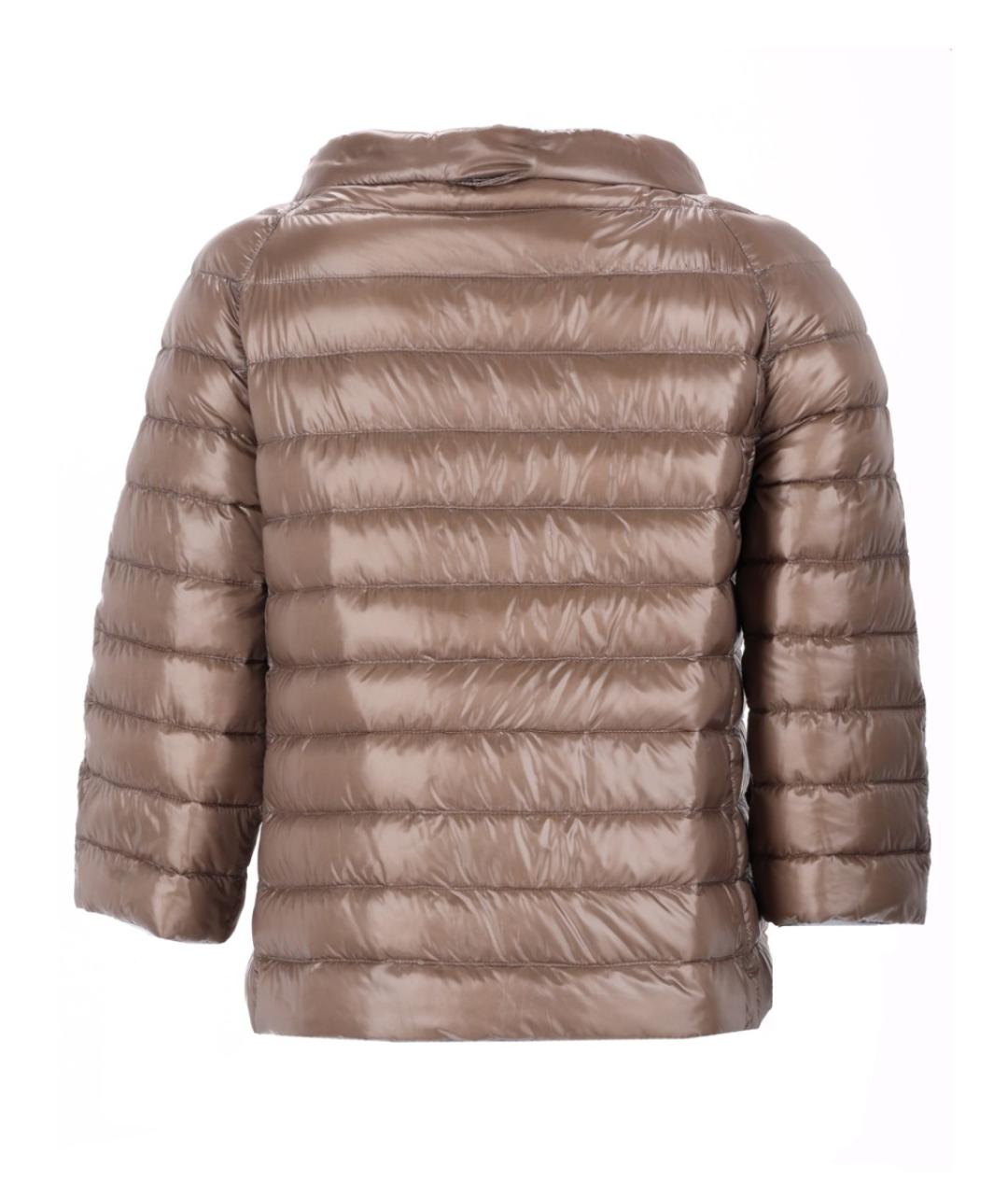 HERNO Голубой полиамидовый пуховик, фото 4