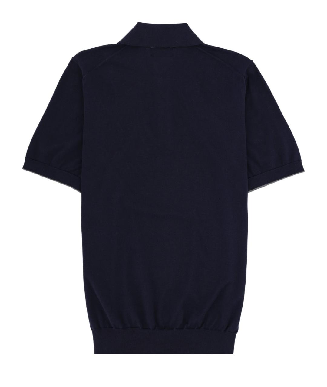 BRUNELLO CUCINELLI Синий хлопковый джемпер / свитер, фото 2