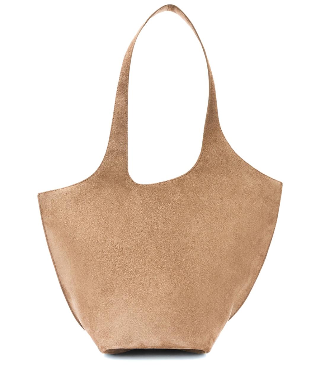 THE ATTICO Бежевая кожаная сумка тоут, фото 2