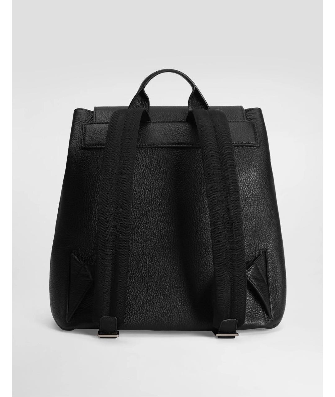 DOLCE&GABBANA Черный кожаный рюкзак, фото 3