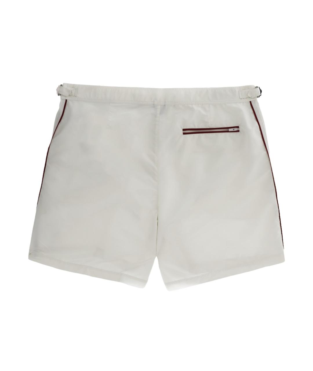 BRUNELLO CUCINELLI Белые полиэстеровые шорты, фото 2