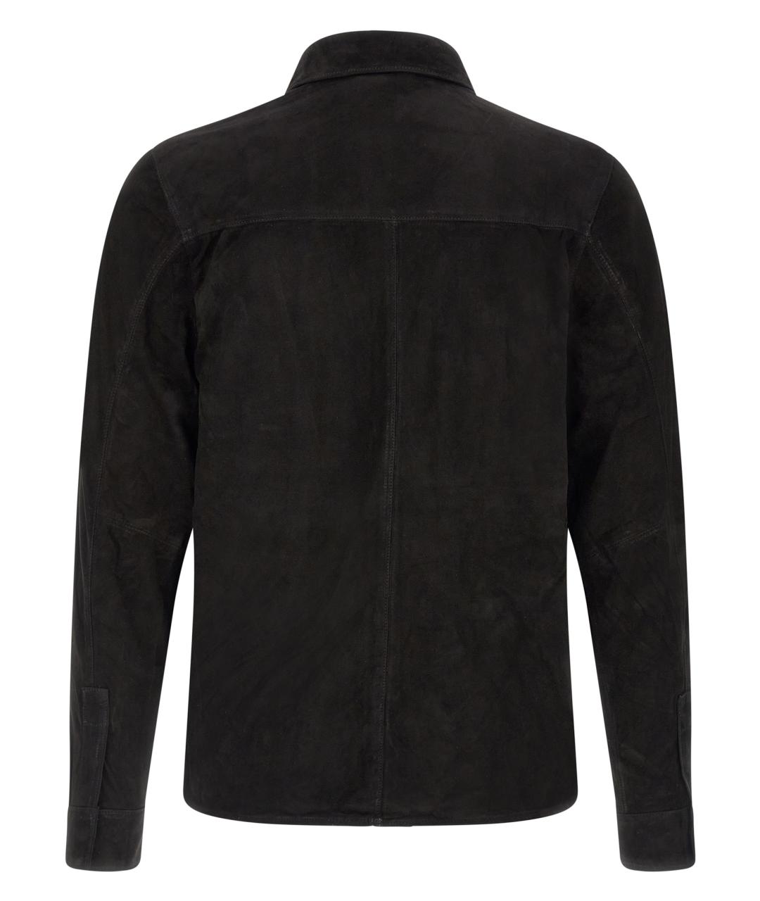 GIORGIO BRATO Черная замшевая куртка, фото 2