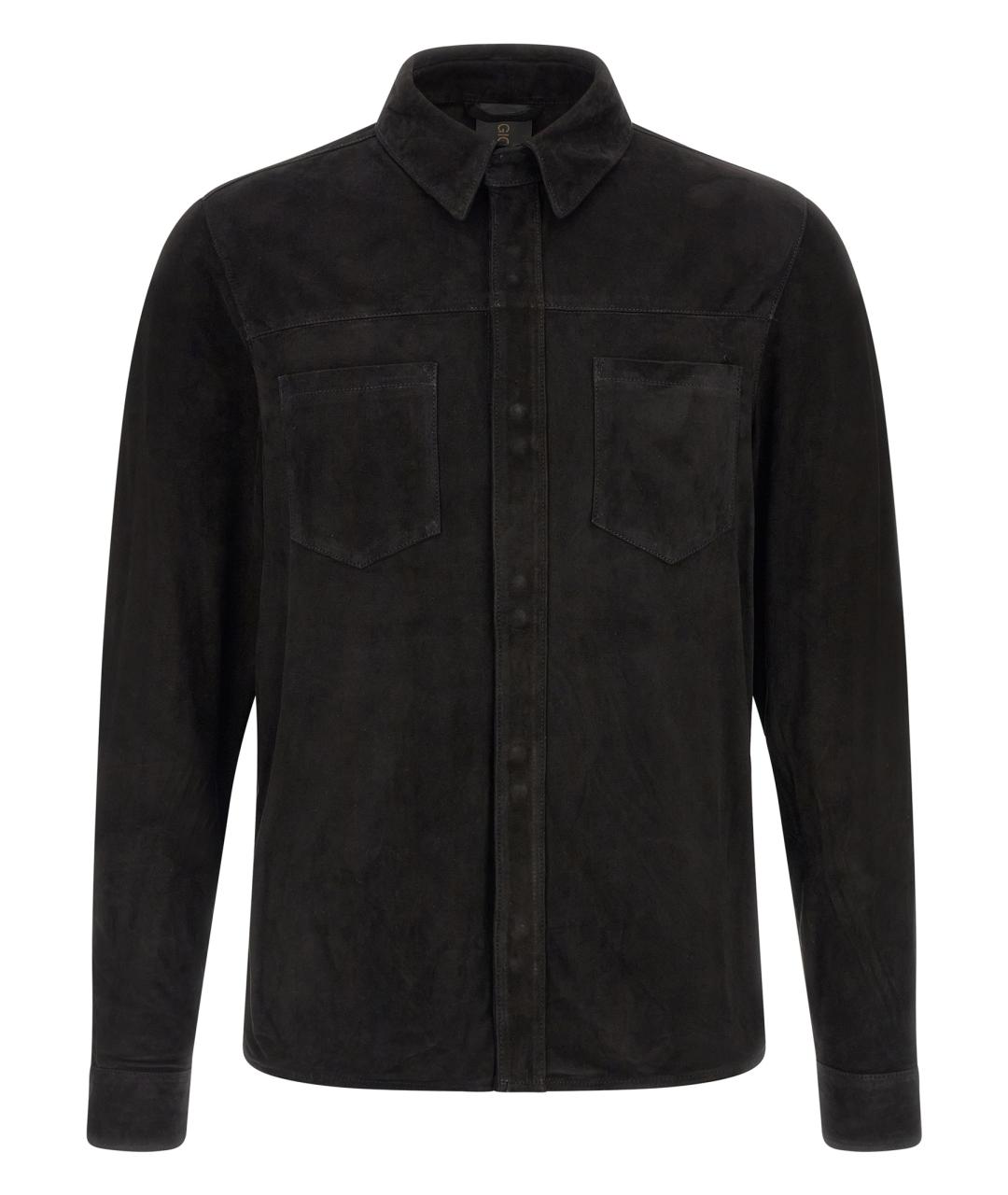 GIORGIO BRATO Черная замшевая куртка, фото 1