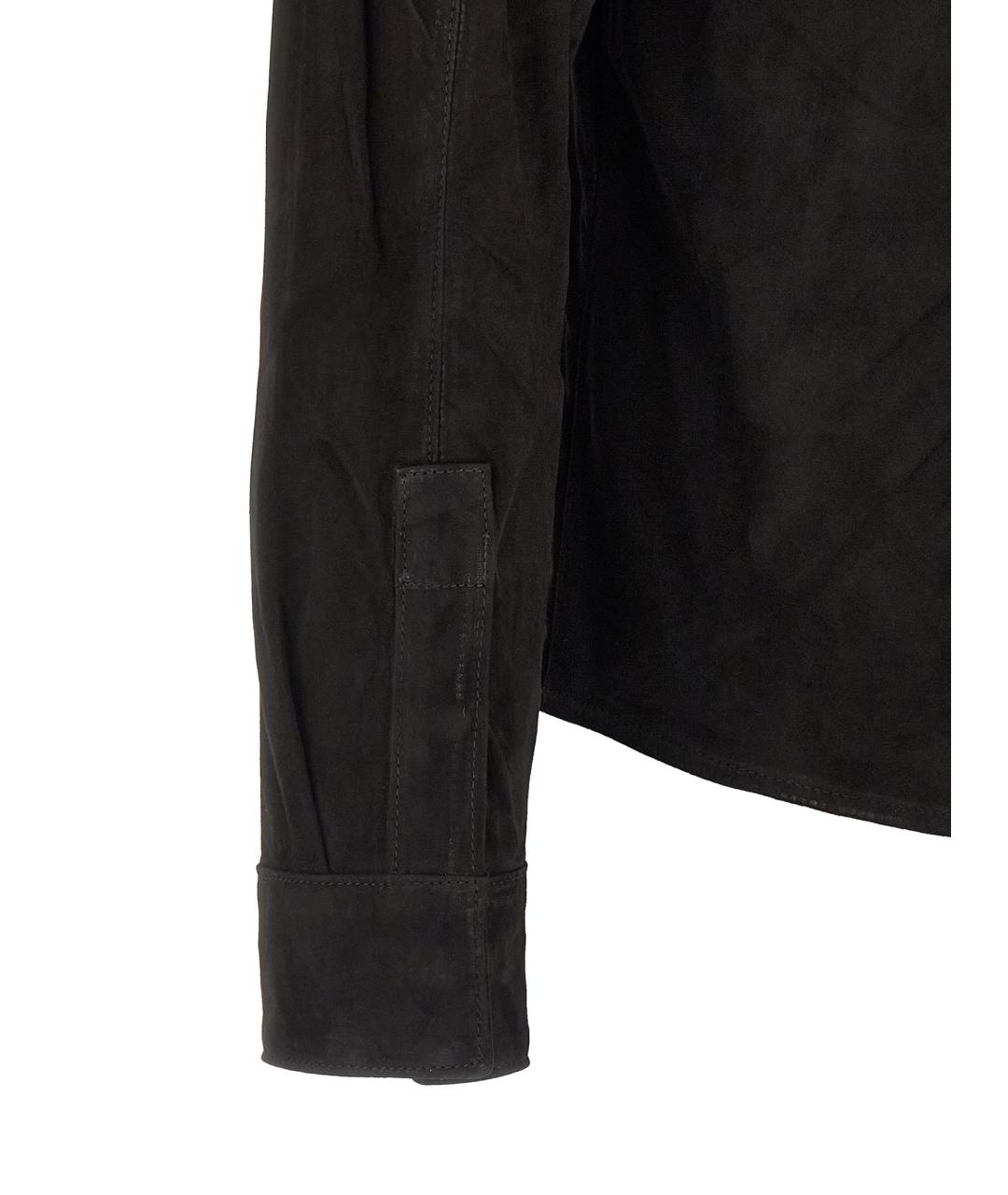 GIORGIO BRATO Черная замшевая куртка, фото 4