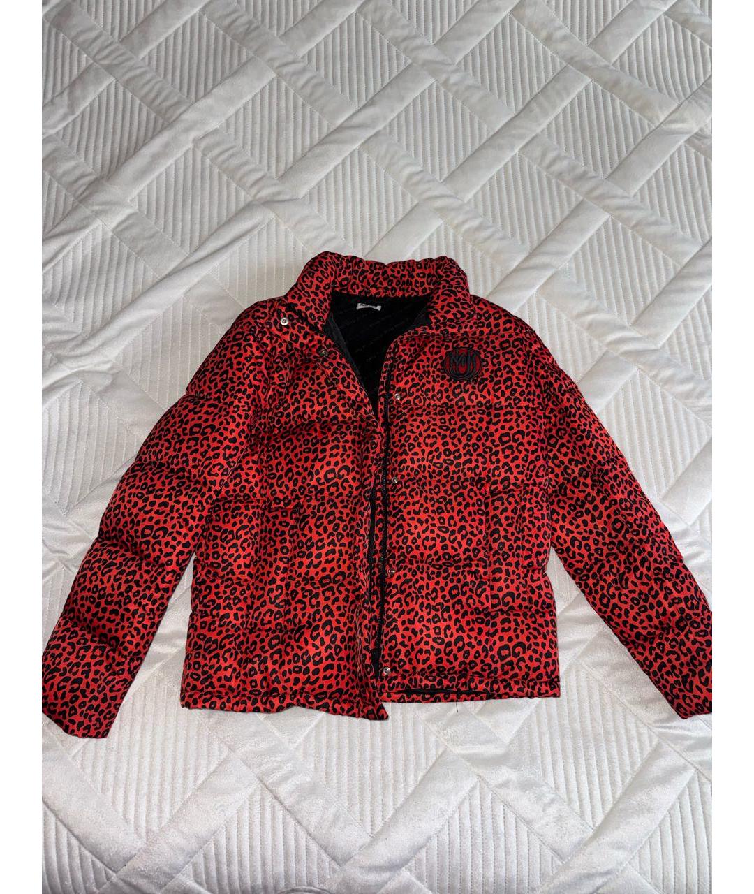 MIU MIU Красный полиэстеровый пуховик, фото 5