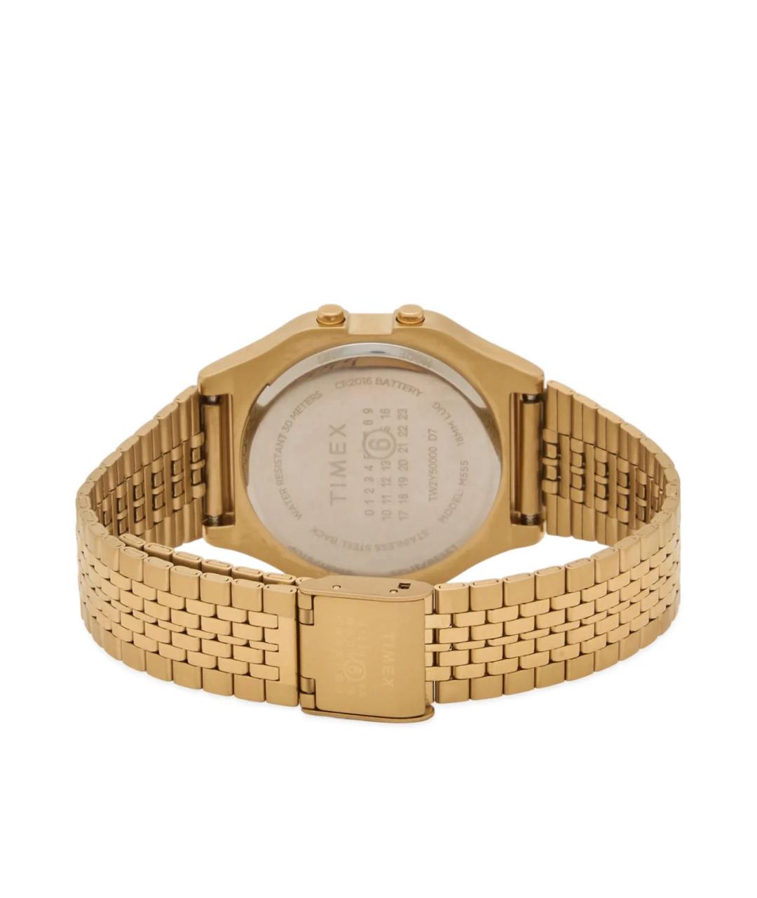 MAISON MARGIELA Золотые стальные часы, фото 2