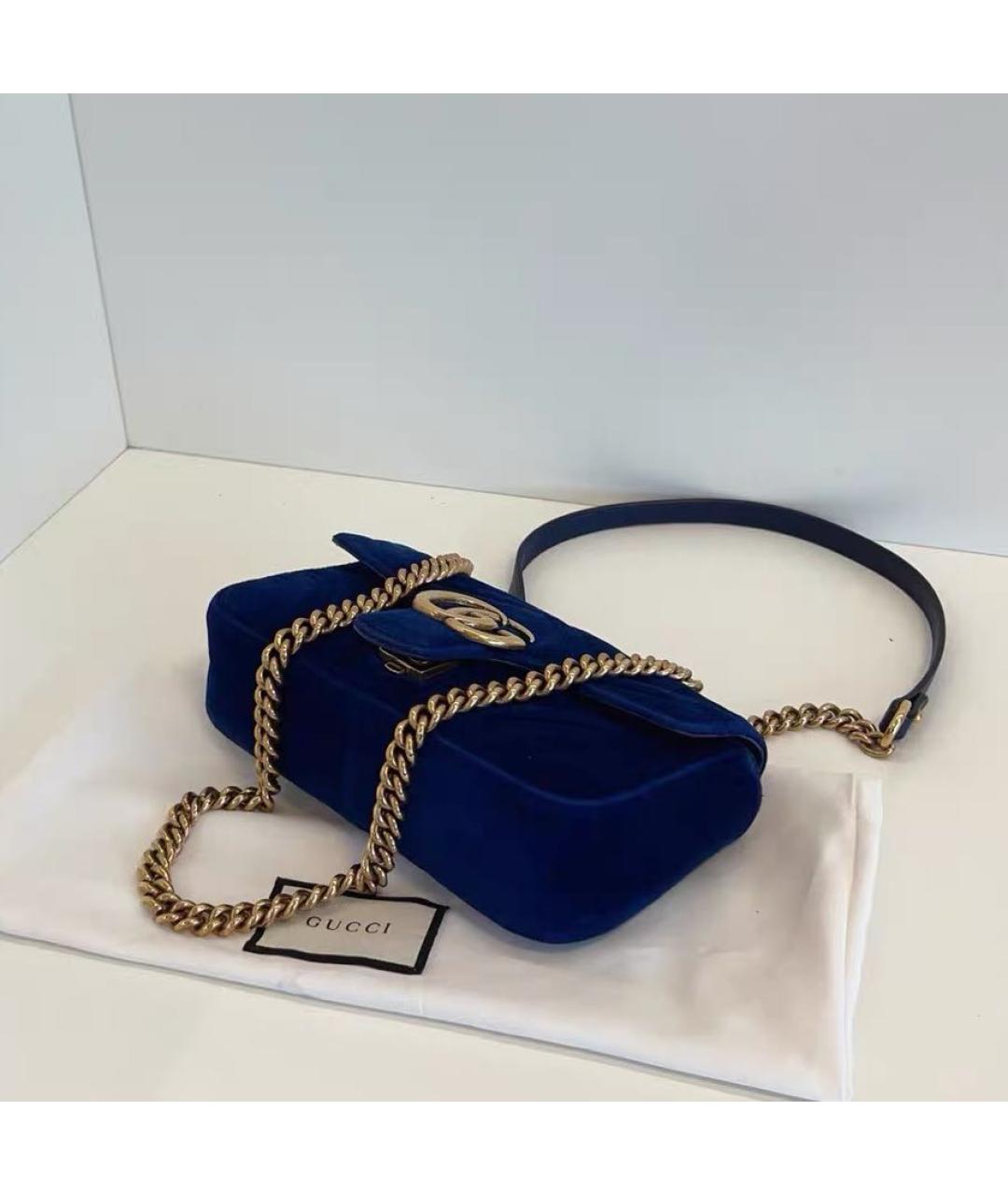 GUCCI Синяя сумка через плечо, фото 7