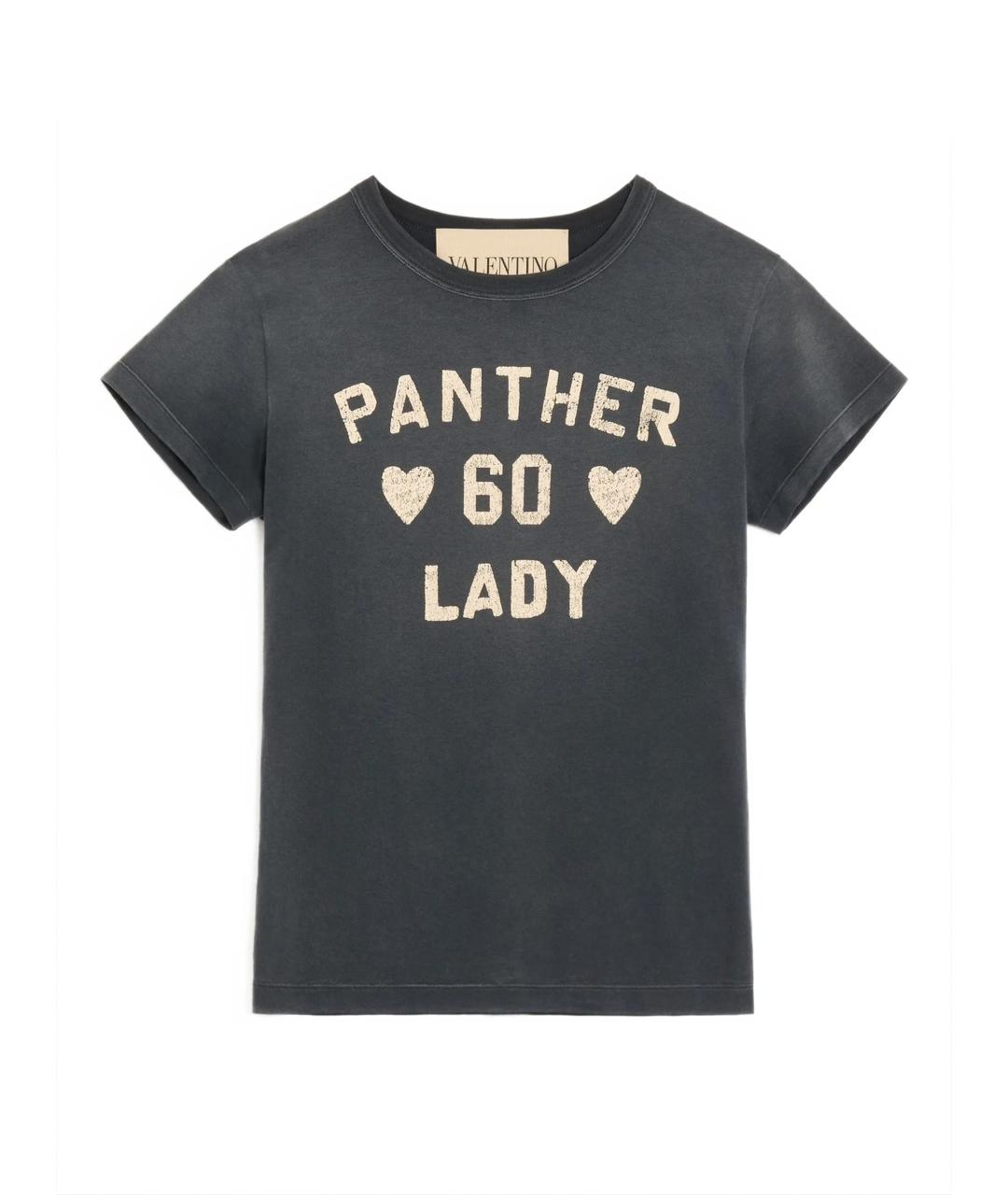 VALENTINO Черная хлопковая футболка, фото 1