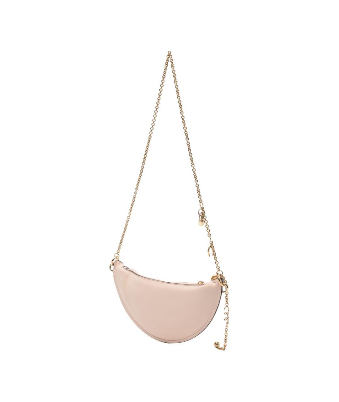 CHLOE Розовая кожаная сумка через плечо, фото 5