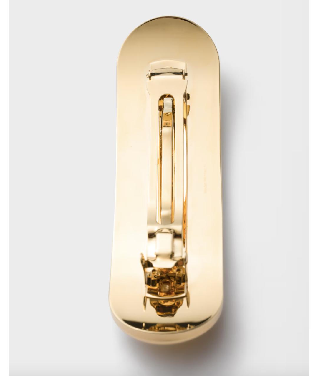 PRADA Золотая заколка, фото 3