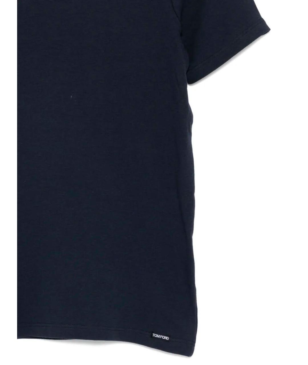 TOM FORD Синяя хлопковая футболка, фото 3