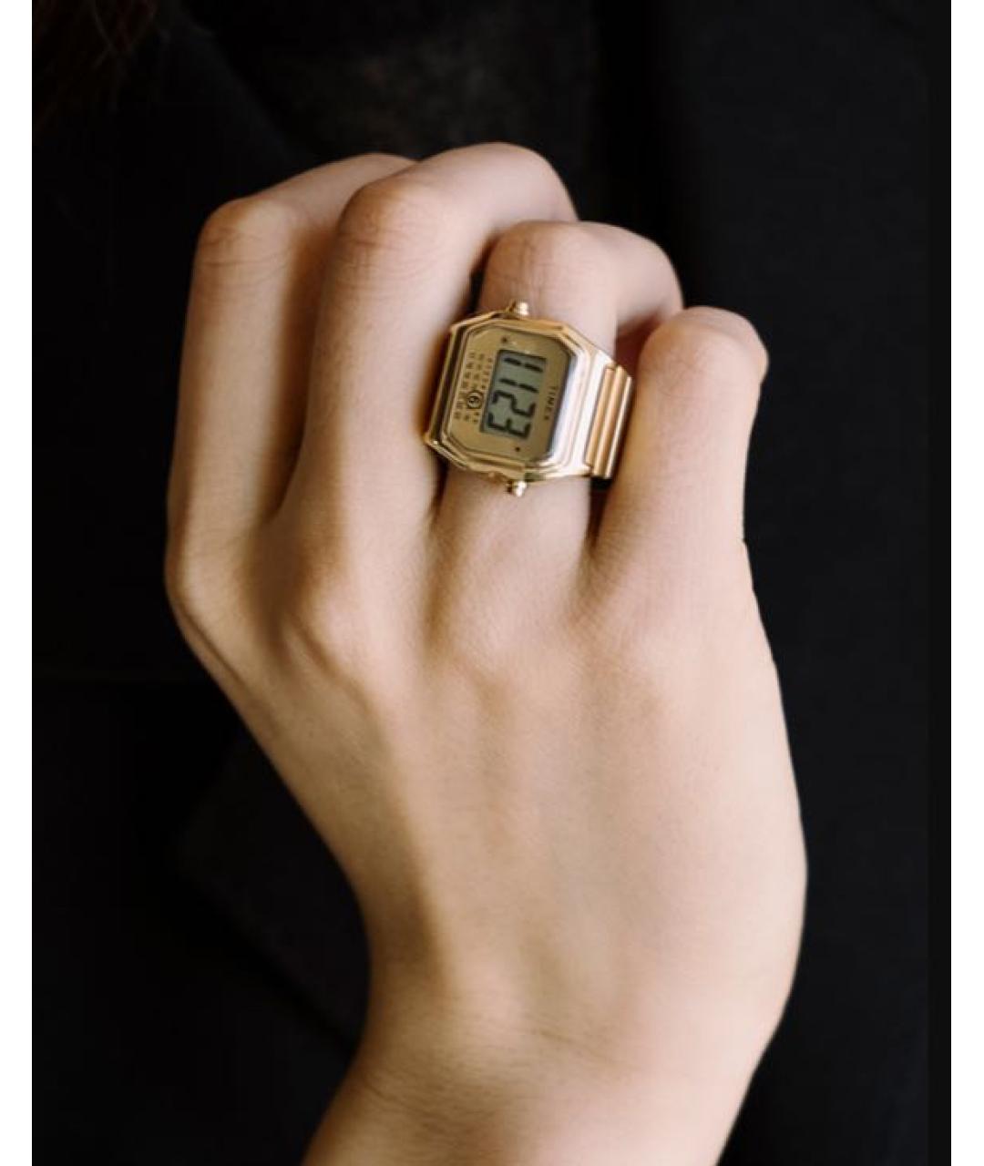 MAISON MARGIELA Золотые стальные часы, фото 6