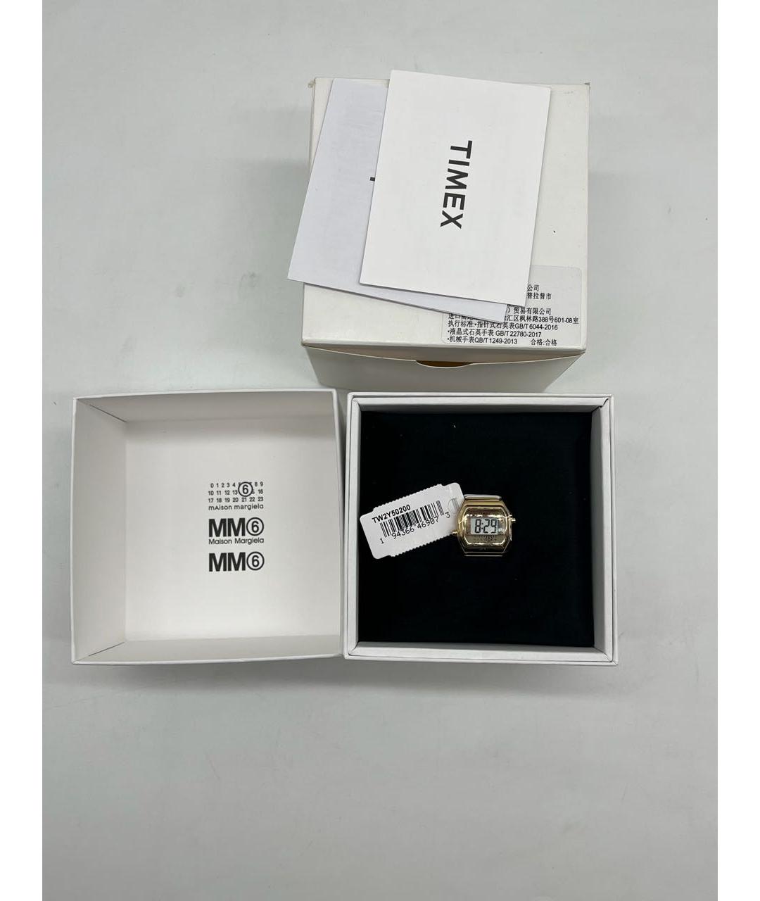 MAISON MARGIELA Золотые стальные часы, фото 7