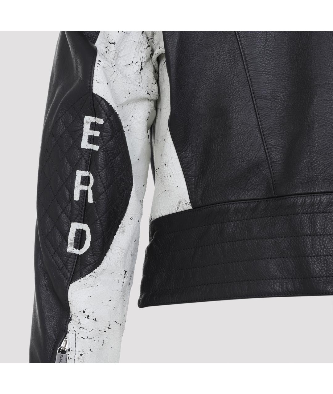 Enfants Riches Déprimés Черная кожаная куртка, фото 5