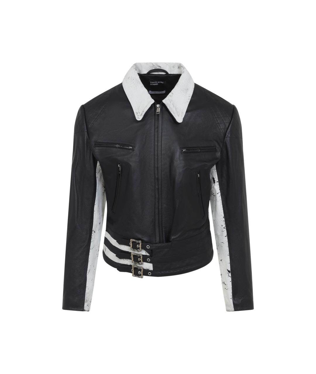 Enfants Riches Déprimés Черная кожаная куртка, фото 1