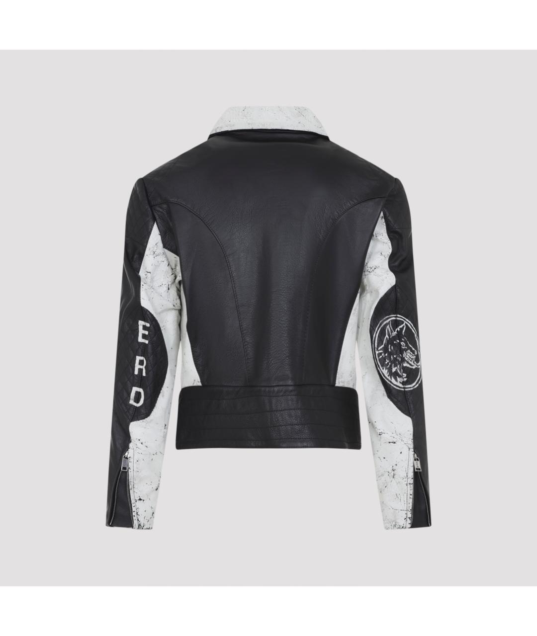 Enfants Riches Déprimés Черная кожаная куртка, фото 3