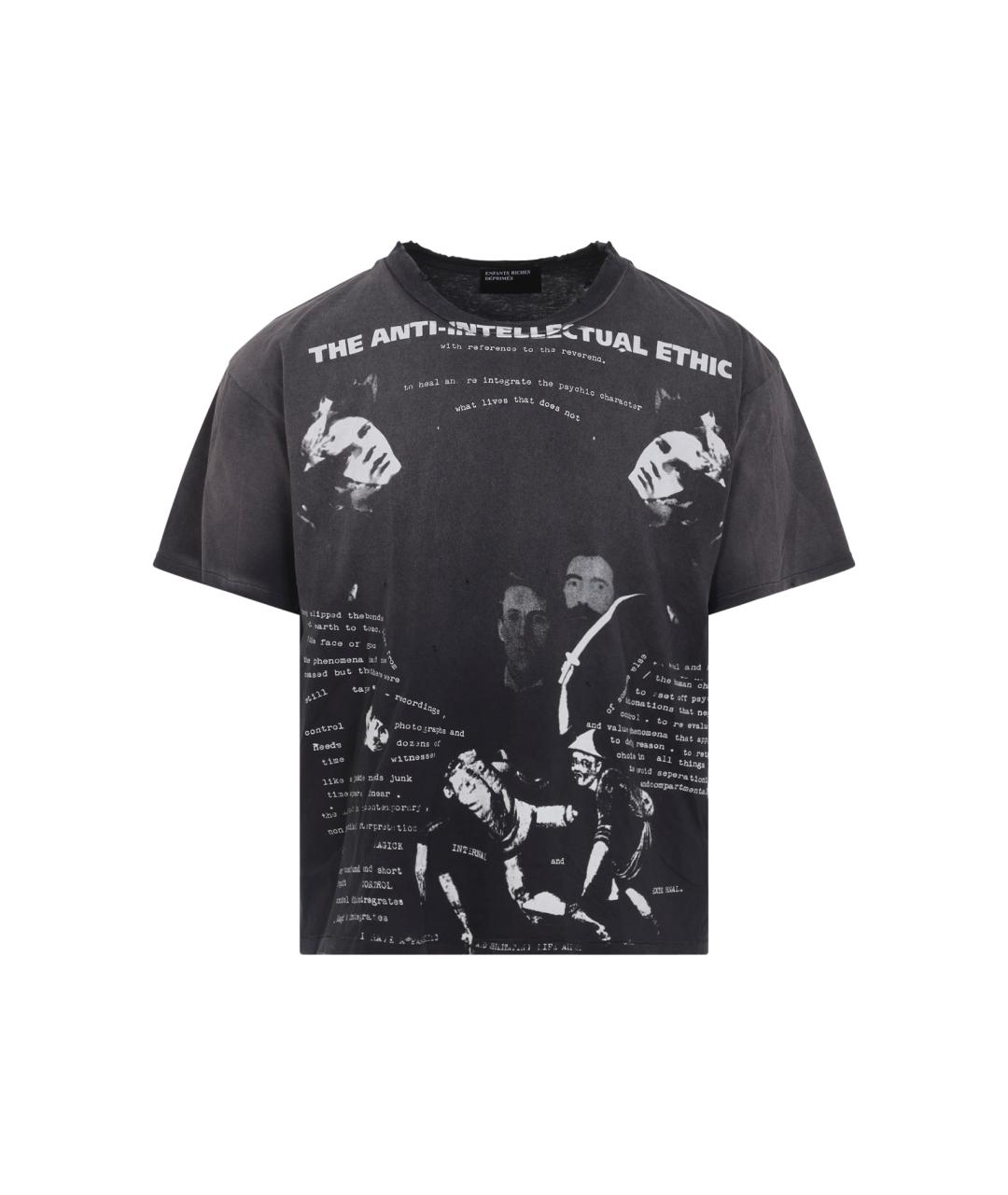 Enfants Riches Déprimés Черная хлопковая футболка, фото 1