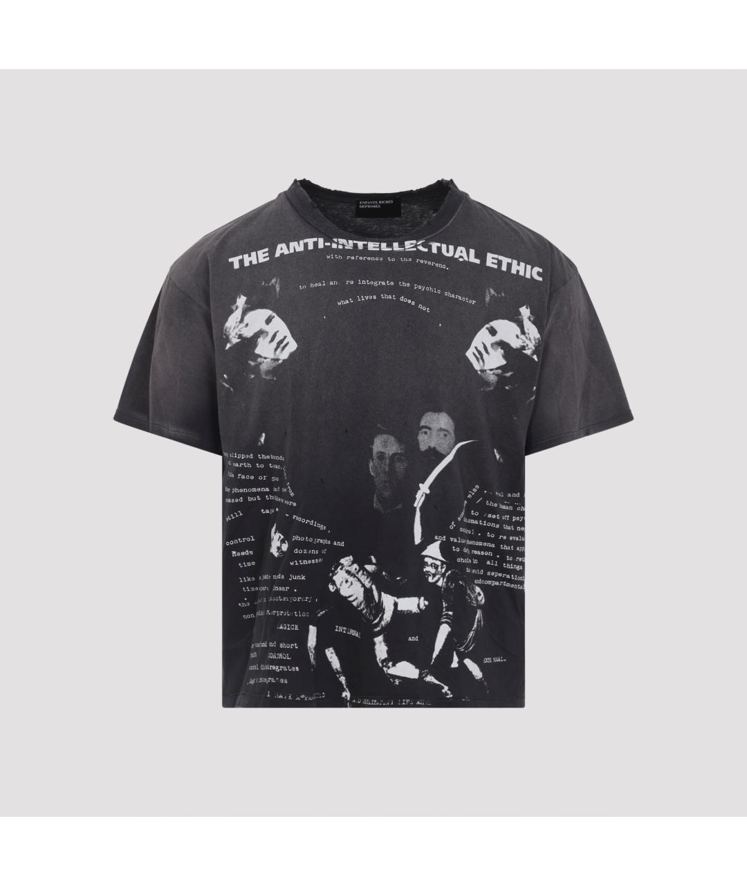 Enfants Riches Déprimés Черная хлопковая футболка, фото 2