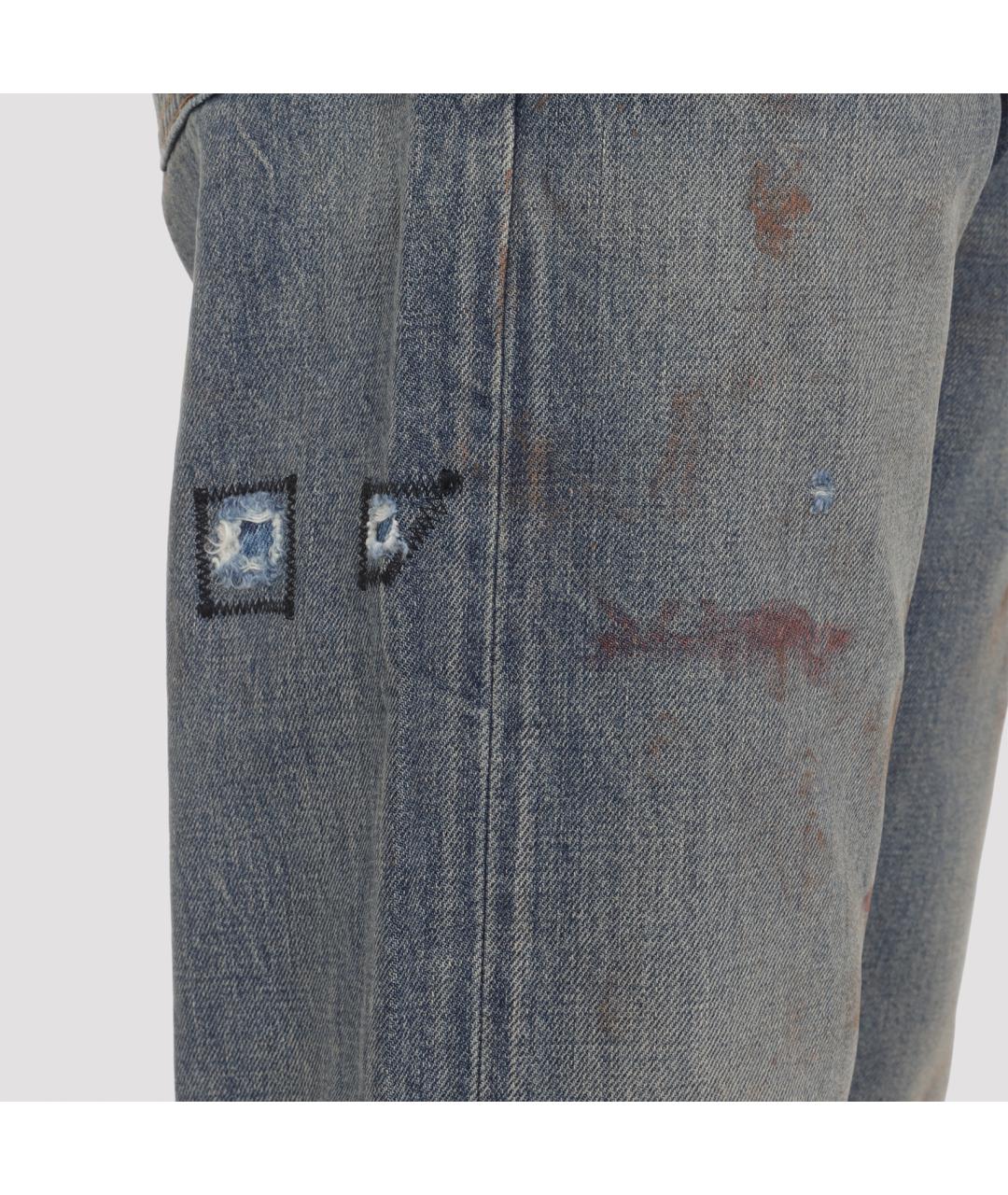 Enfants Riches Déprimés Синие хлопковые прямые джинсы, фото 5