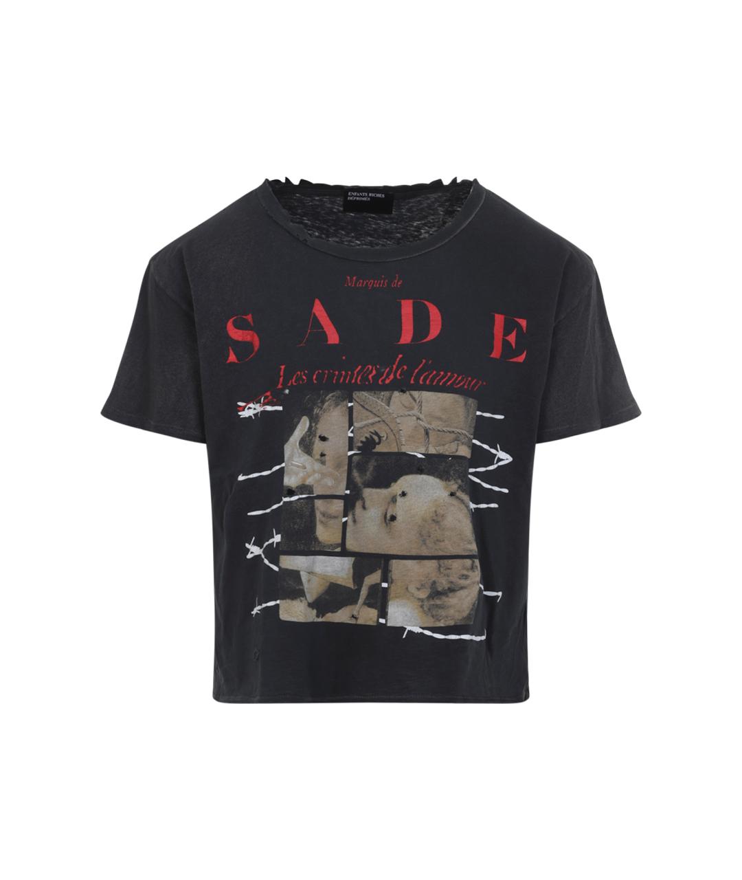 Enfants Riches Déprimés Черная хлопковая футболка, фото 1