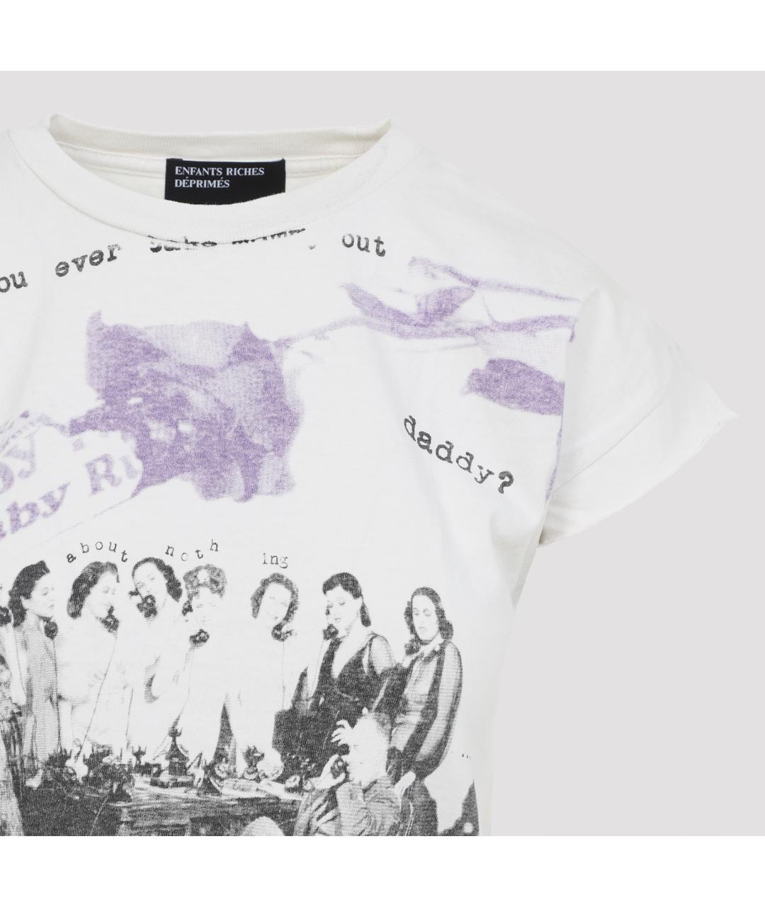Enfants Riches Déprimés Белая хлопковая футболка, фото 5